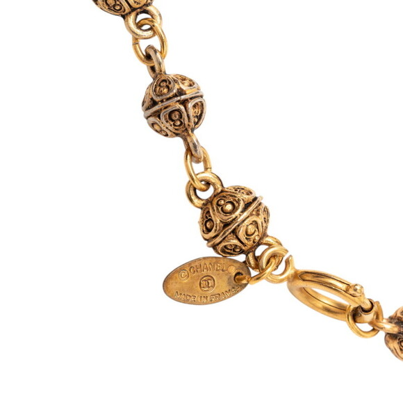 Chanel-gold-necklace-J115_4.jpg CHANEL Vintage Gold Necklace